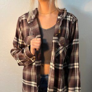 Carhartt Large Hooded Flannel